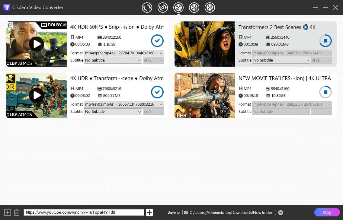 download 4k movies with Cisdem 02