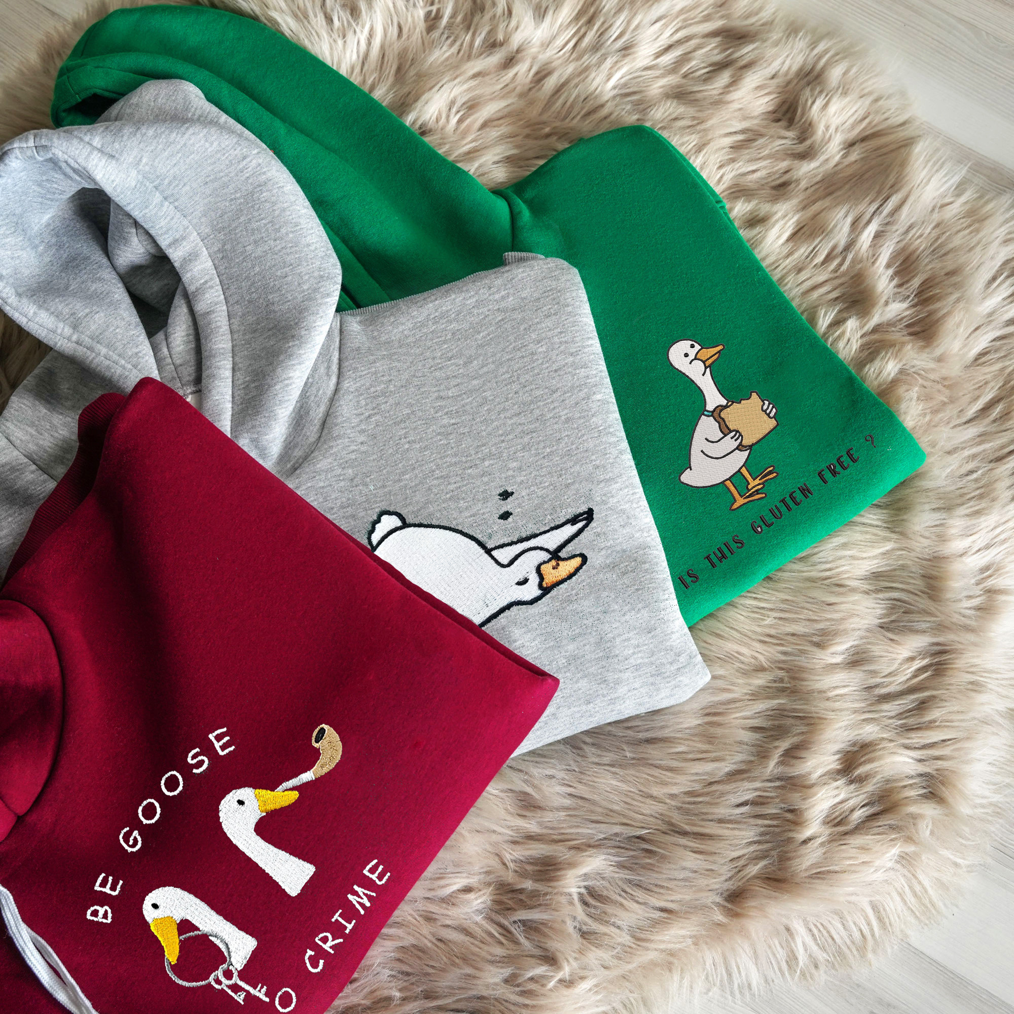 custom embroidered sweatshirts to show off personality