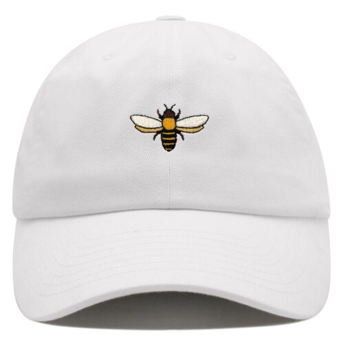 Bee Embroidered Dad Hat - Baseball Cap Insect Honeybee image 5