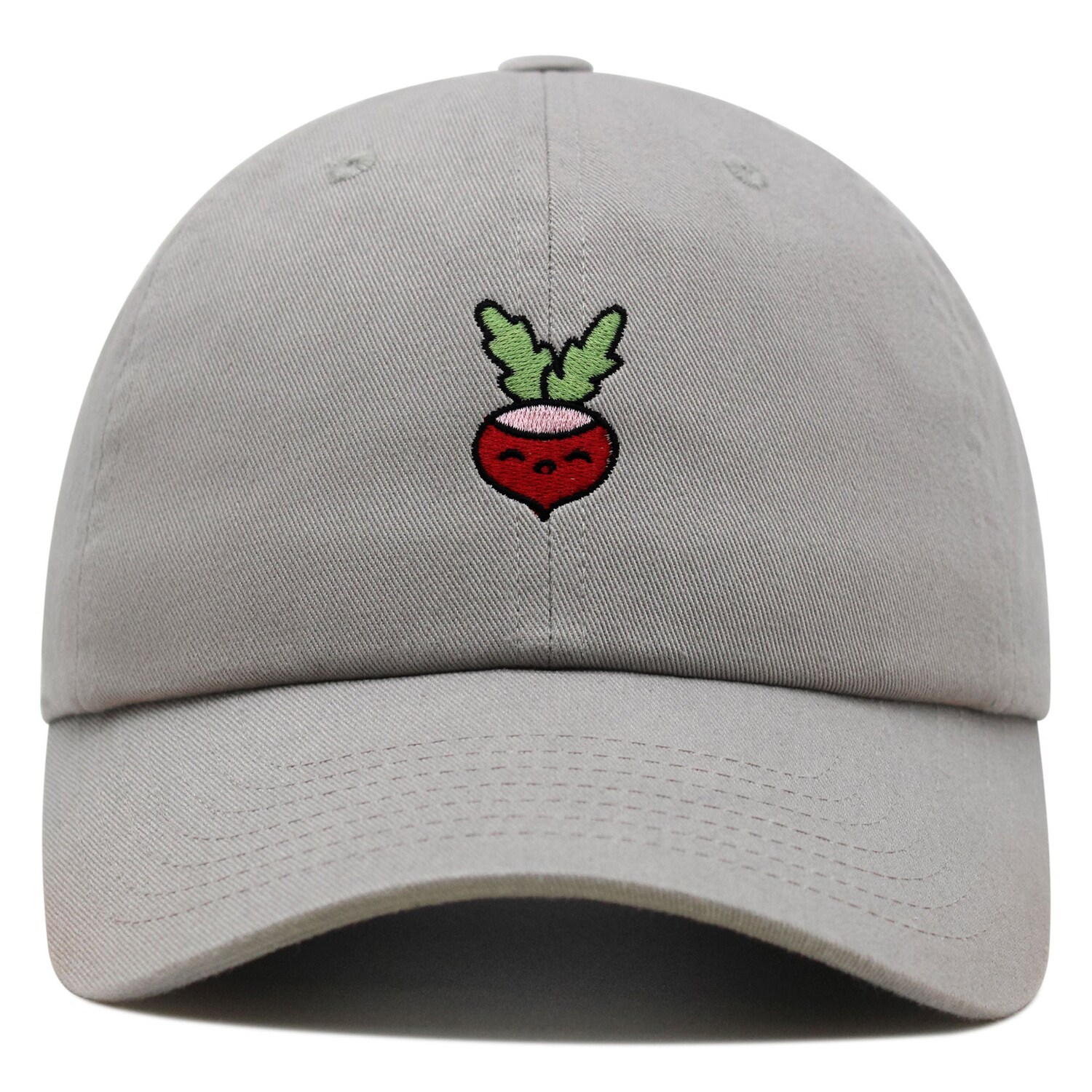 Radish Embroidered Dad Hat - Vegan Farmer Baseball Cap image 9