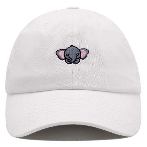 Elephant Embroidered Dad Hat - Wild Animal Baseball Cap for Men image 5