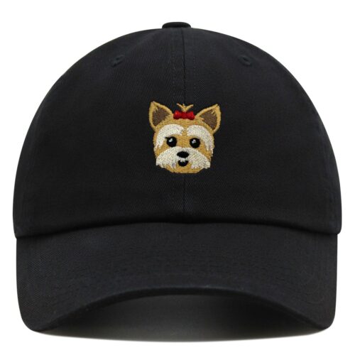 Yorkshire Terrier Dad Hat - Embroidered Yorkie Baseball Cap - Puppy Lover Gift image 0