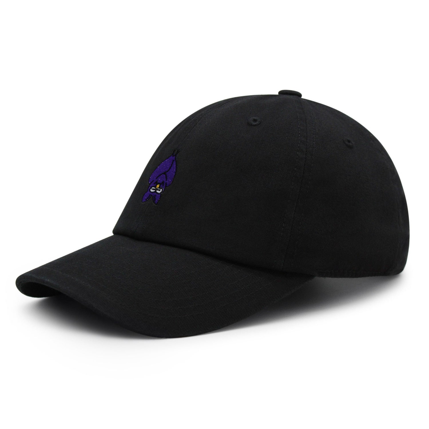 Bat Embroidered Dad Hat - Baseball Cap Cave Virus image 1