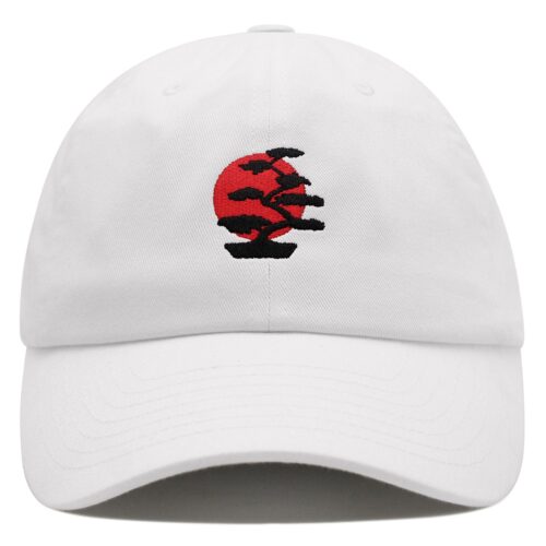 Bonsai Tree Embroidered Dad Hat - Japanese Style Baseball Cap image 0