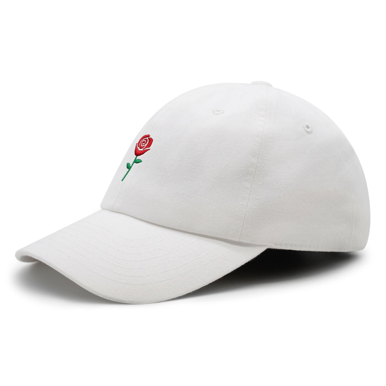 Rose Dad Hat Embroidered Baseball Cap Flower image 1