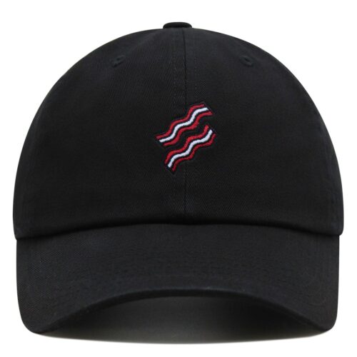 Bacon Embroidered Dad Hat - Baseball Cap for Foodies image 0