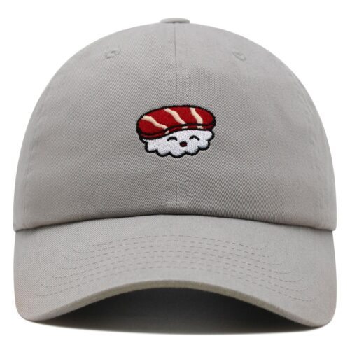 Sushi Embroidered Dad Hat - Japanese Sashimi Baseball Cap image 0