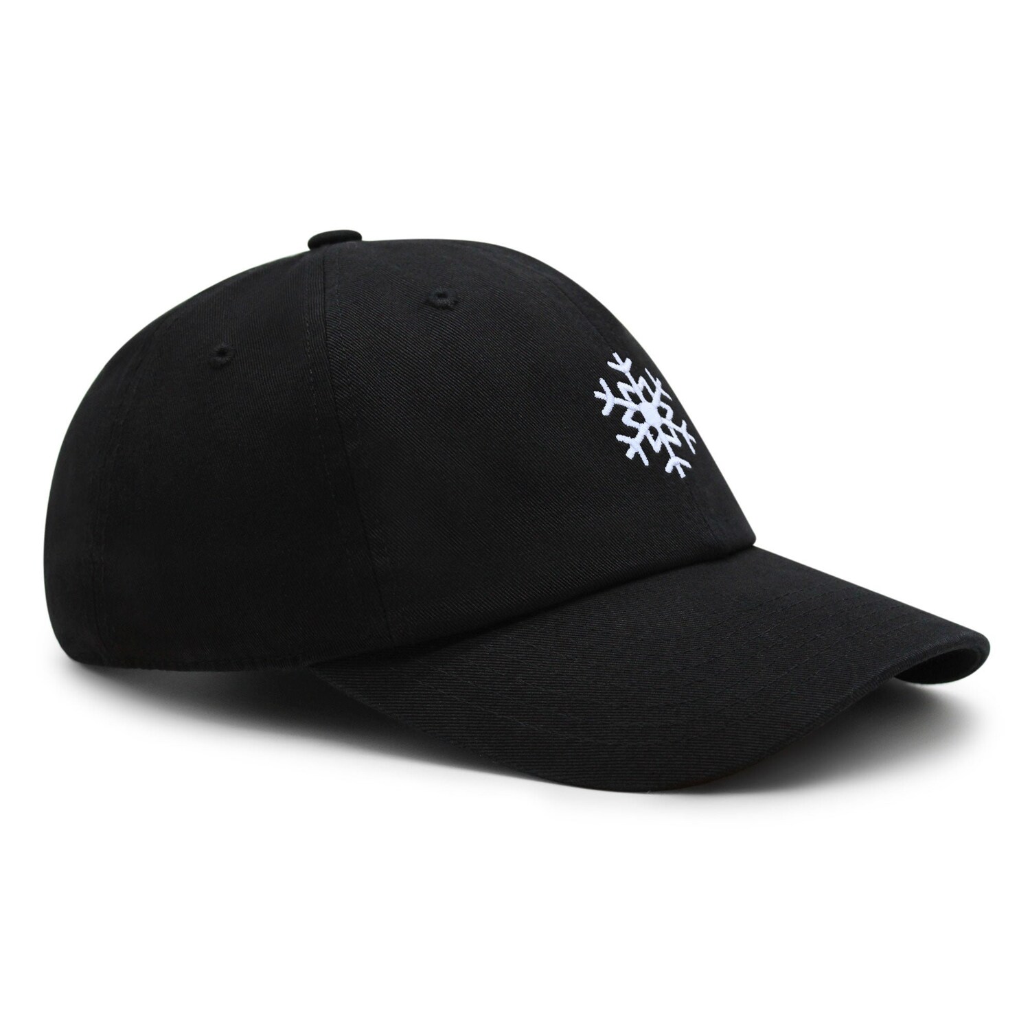 Snowflake Dad Hat Embroidered Baseball Cap Crystal Symbol image 2