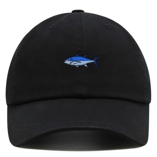 Tuna Embroidered Dad Hat - Fishing Baseball Cap for Fathers image 0