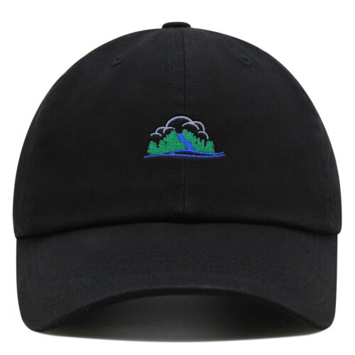 Waterfall Embroidered Dad Hat - Baseball Cap with Logo for Men image 0