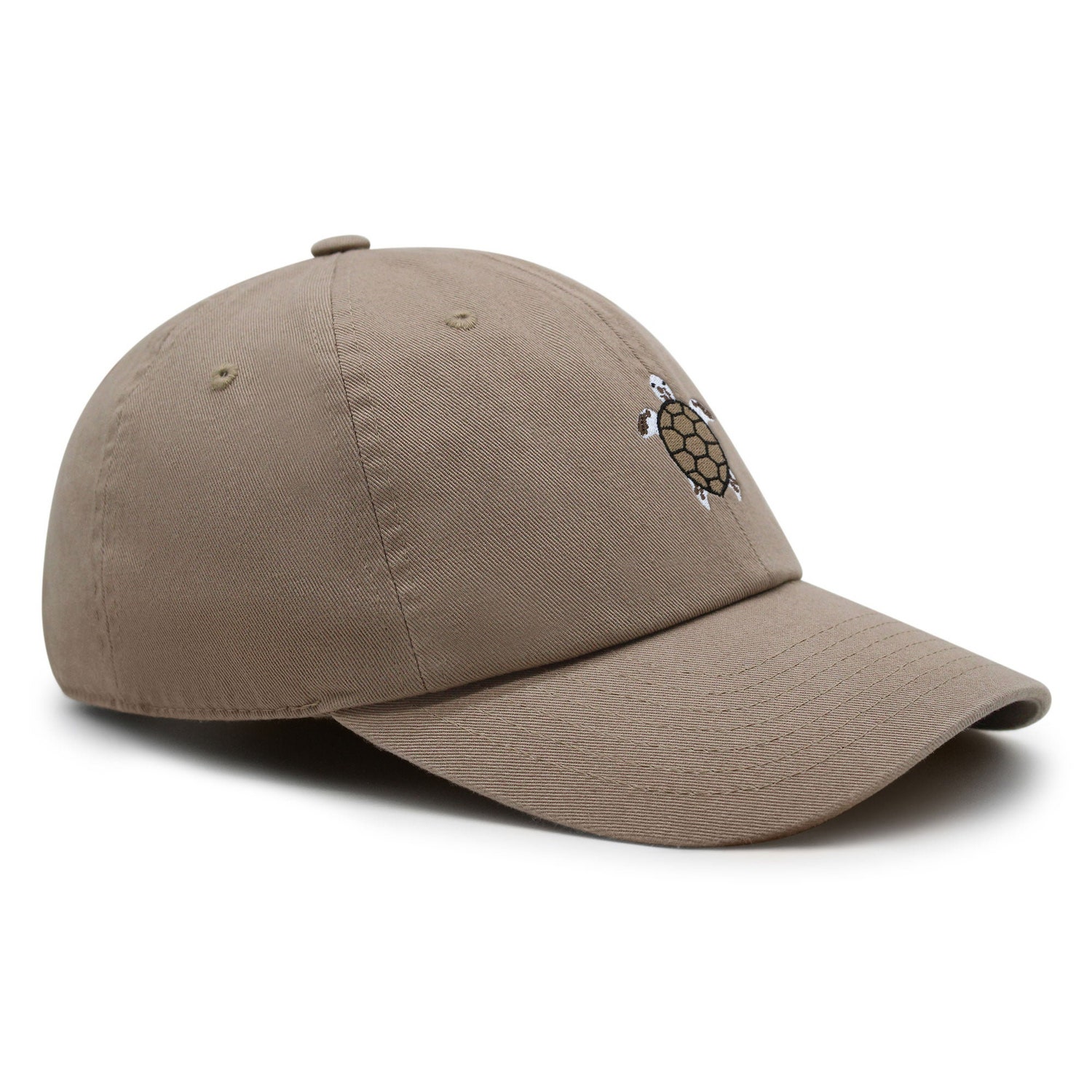 Turtle Embroidered Dad Hat - Premium Baseball Cap - Deepsea Turtle Design image 3