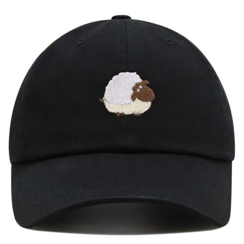 Cute Sheep Embroidered Dad Hat - Baseball Cap Animal Zoo image 0