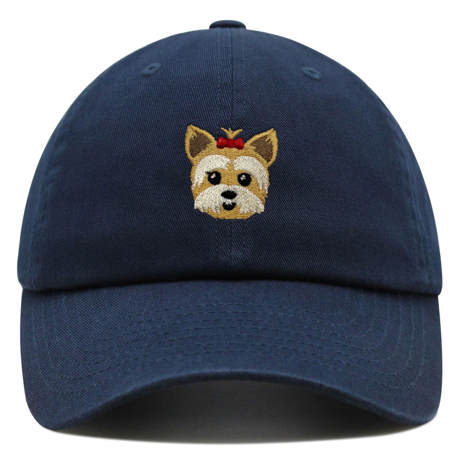 Yorkshire Terrier Dad Hat - Embroidered Yorkie Baseball Cap - Puppy Lover Gift image 9