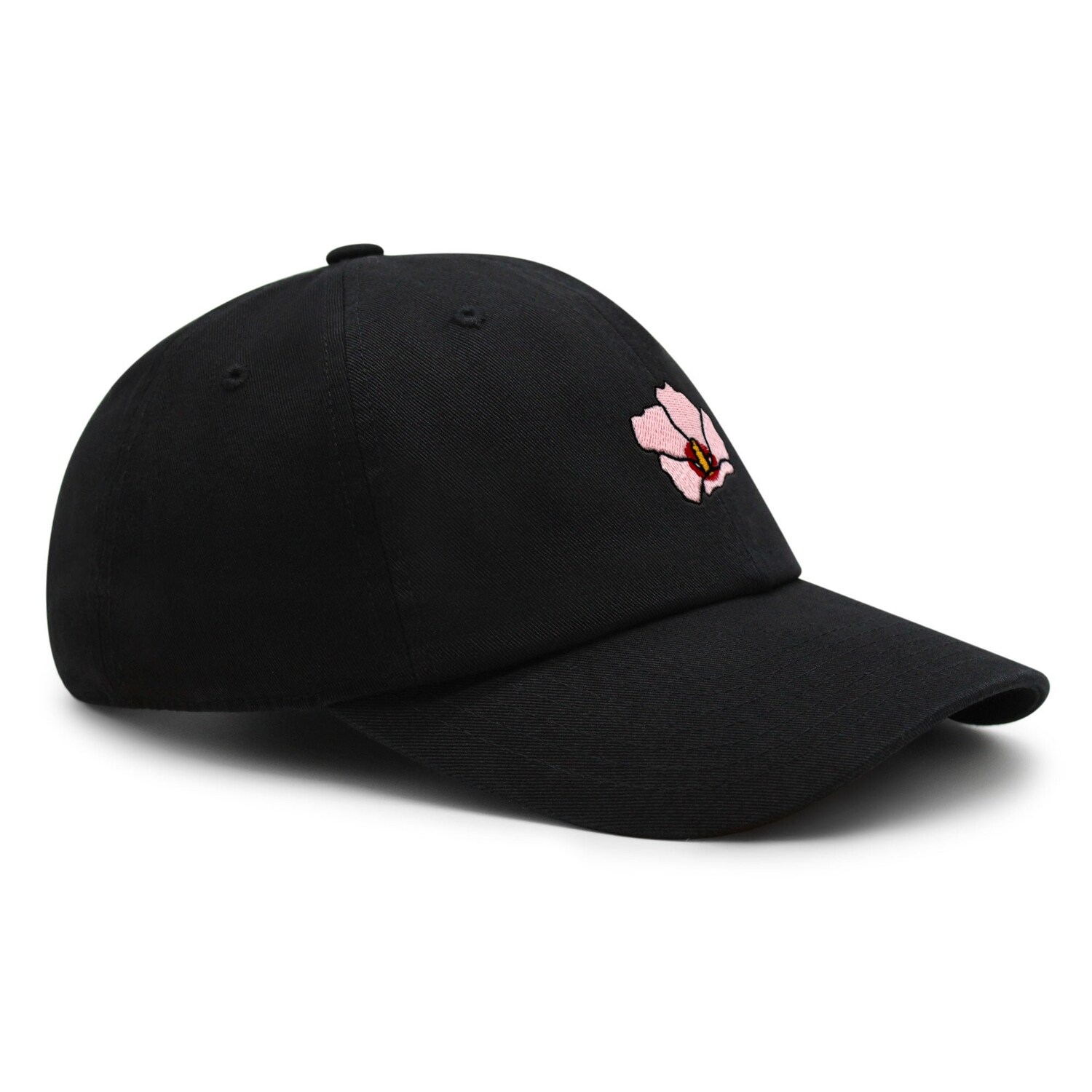 Rose of Sharon Embroidered Dad Hat - Baseball Cap Hibiscus Hawaii image 2