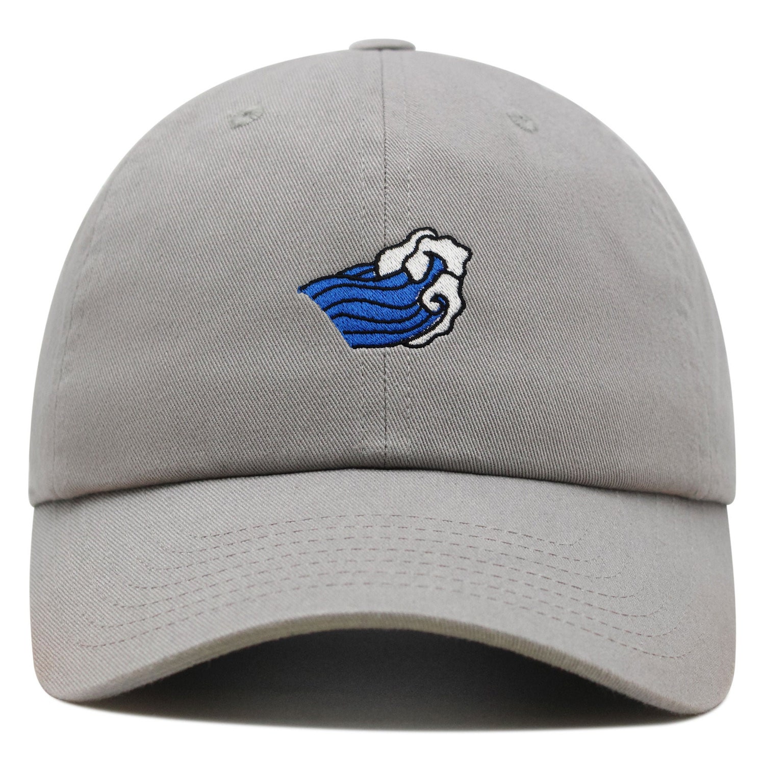 Wave Embroidered Dad Hat - Ocean Surfing Baseball Cap image 9