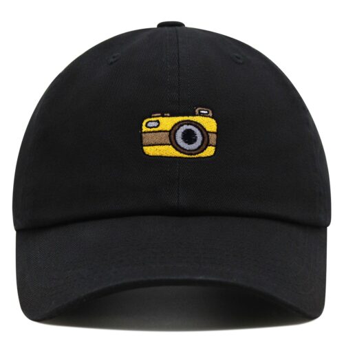 Camera Embroidered Dad Hat - Film Baseball Cap Photographer Gift image 0