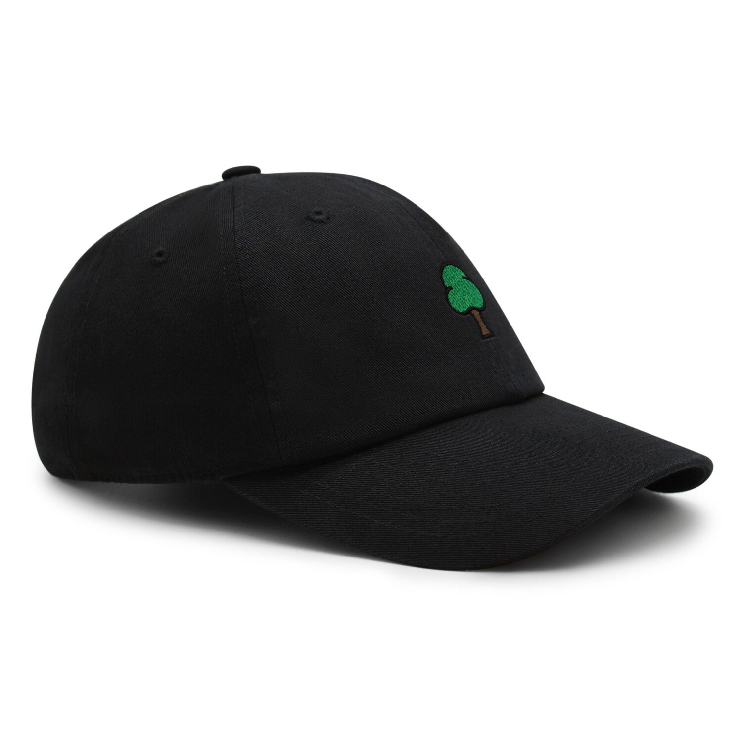 Embroidered Green Tree Dad Hat - Baseball Cap for Men image 2