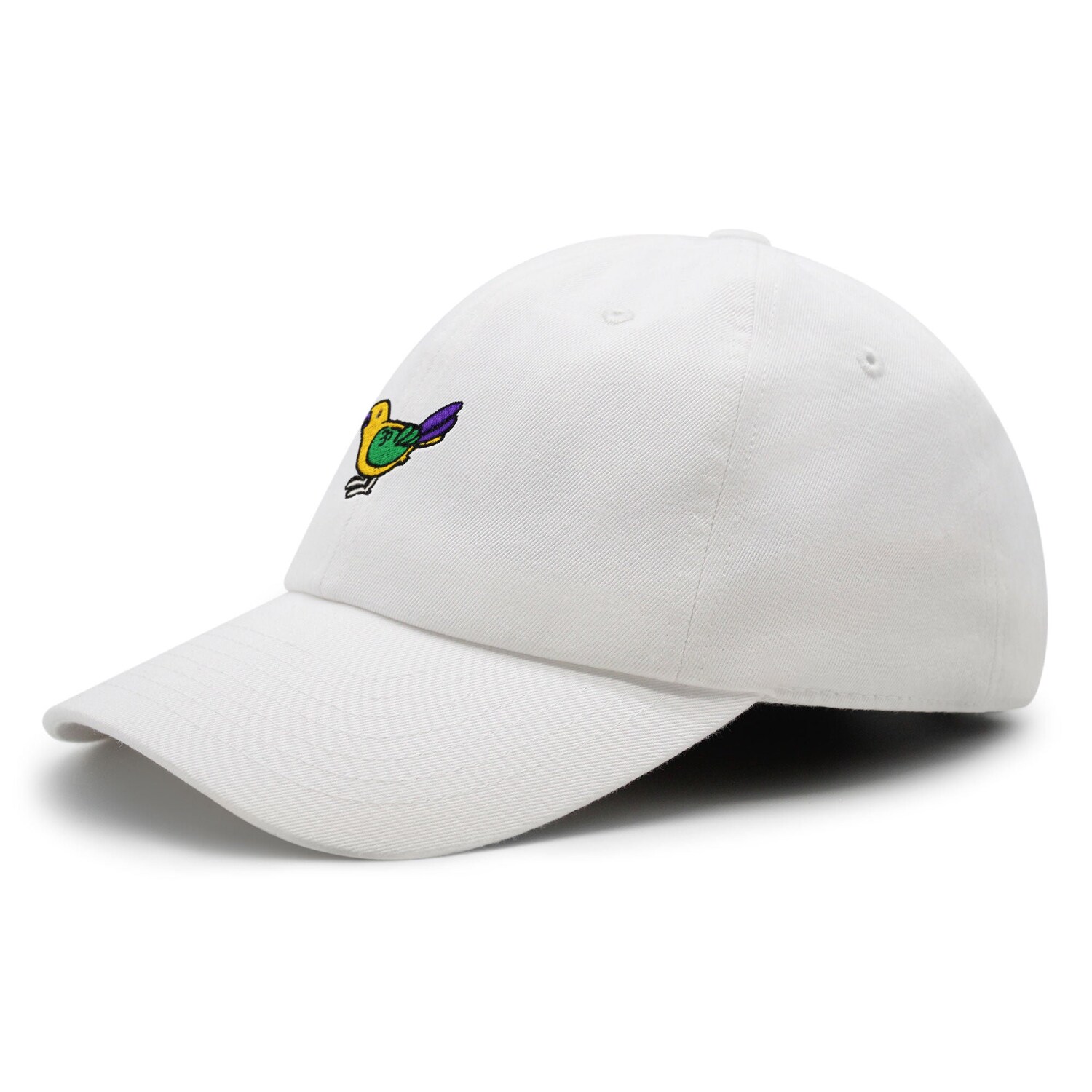 Birdie Embroidered Baseball Cap - Dad Hat Cute Bird image 6