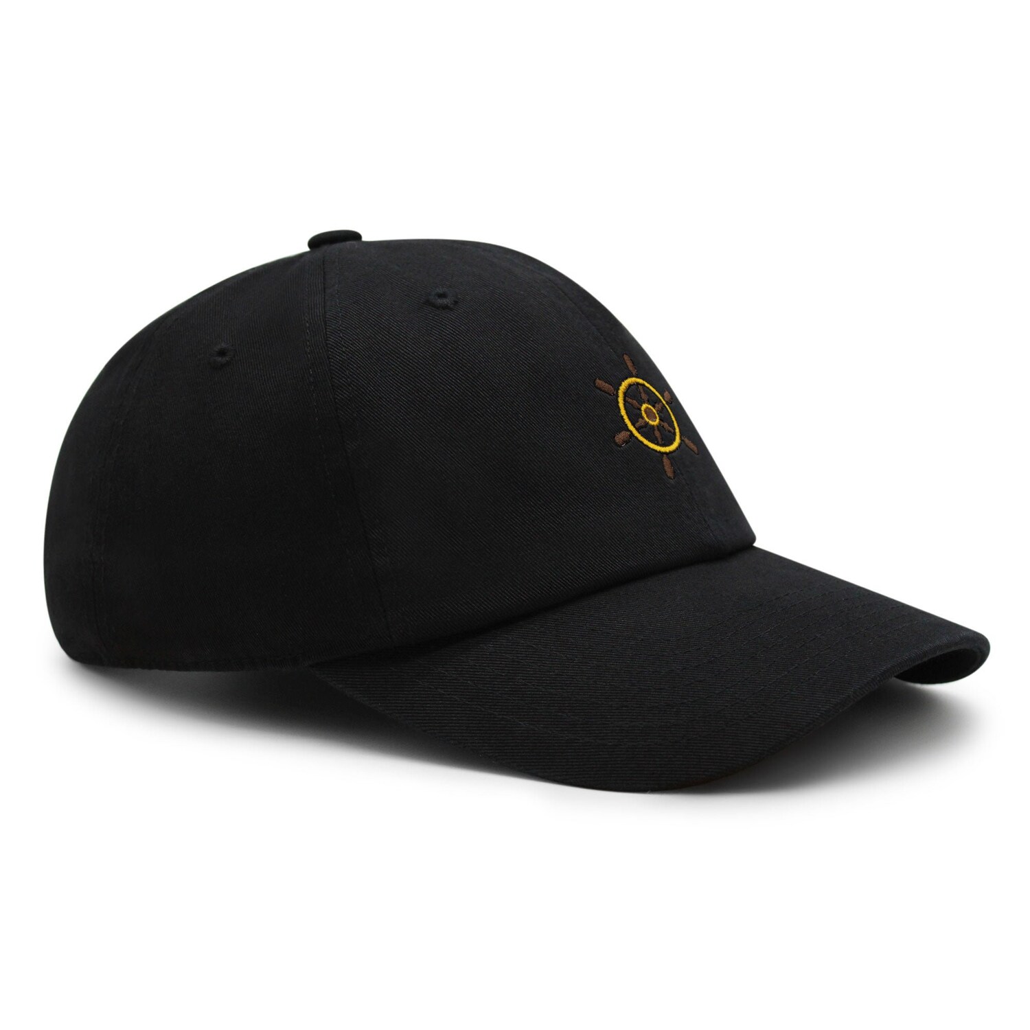 Ship Wheel Dad Hat Embroidered Baseball Cap Boat image 2