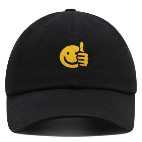 Thumbs Up Emoji Dad Hat Embroidered Baseball Cap Funny image 0