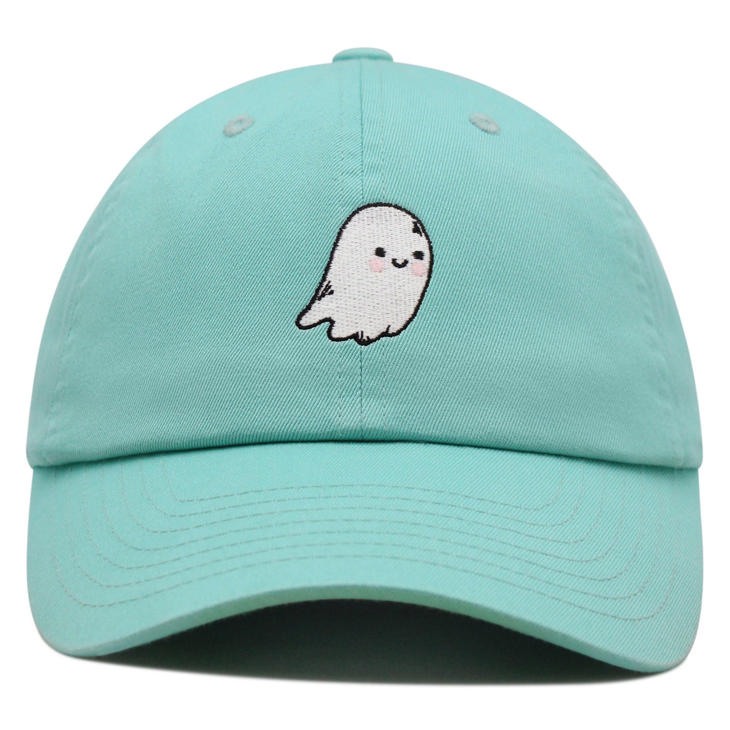 Cute Ghost Embroidered Dad Hat - Scary Baseball Cap - Halloween Gift image 9