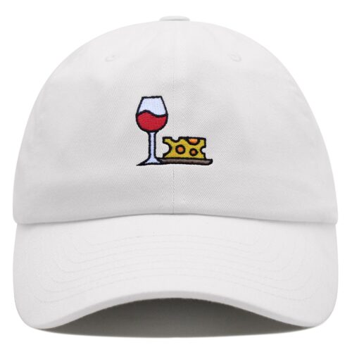 Wine and Cheese Dad Hat - Embroidered Baseball Cap with Winery image 5