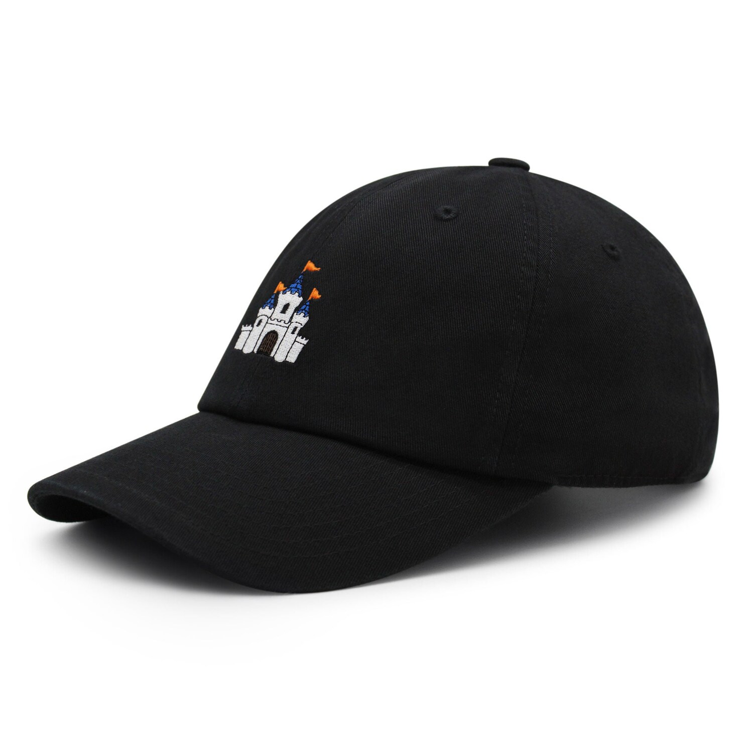 Blue Roof Castle Embroidered Premium Dad Hat image 1