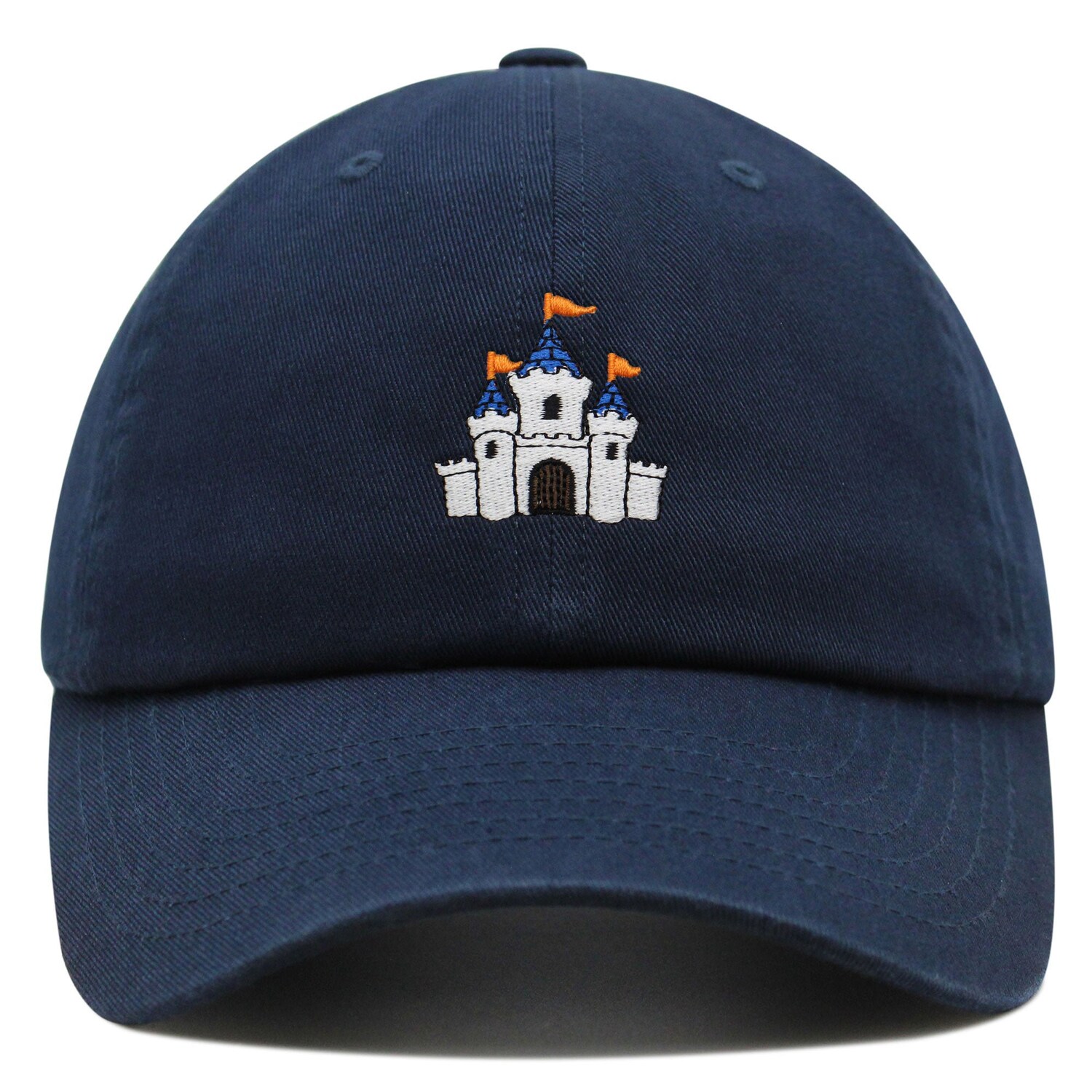 Blue Roof Castle Embroidered Premium Dad Hat image 9