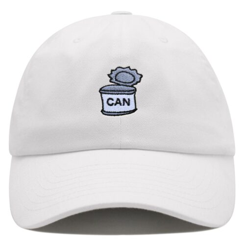 Tin Can Plant Embroidered Dad Hat - Funny Baseball Cap image 0