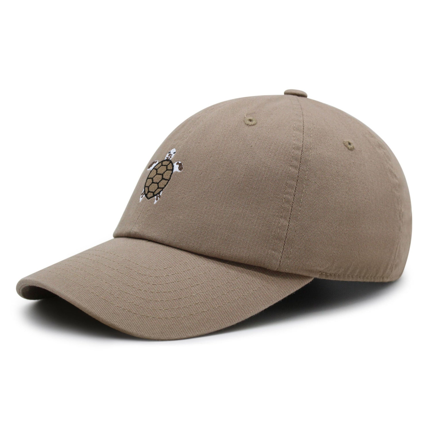 Turtle Embroidered Dad Hat - Premium Baseball Cap - Deepsea Turtle Design image 2