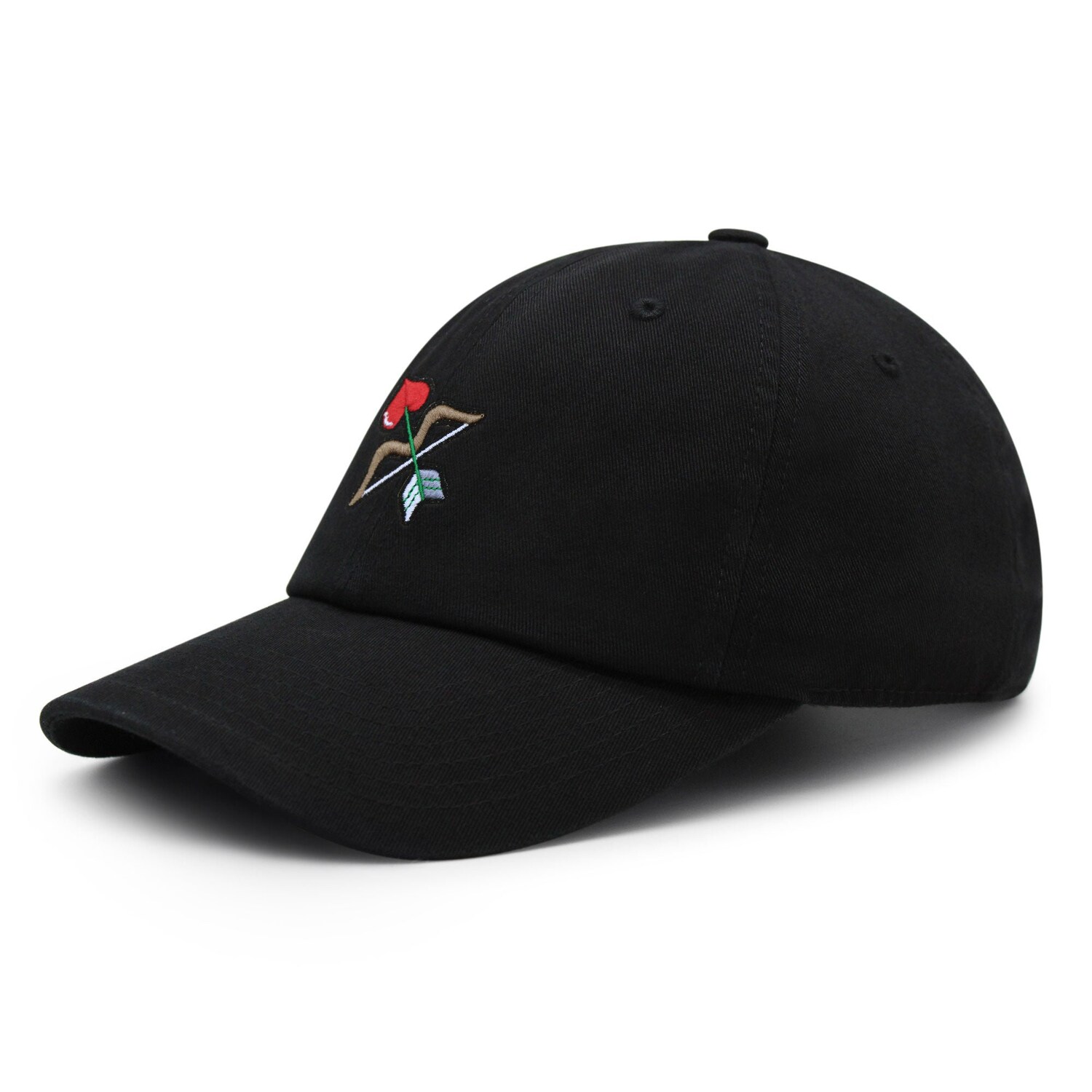 Valentine's Day Dad Hat Embroidered Baseball Cap with Cute Bow image 1