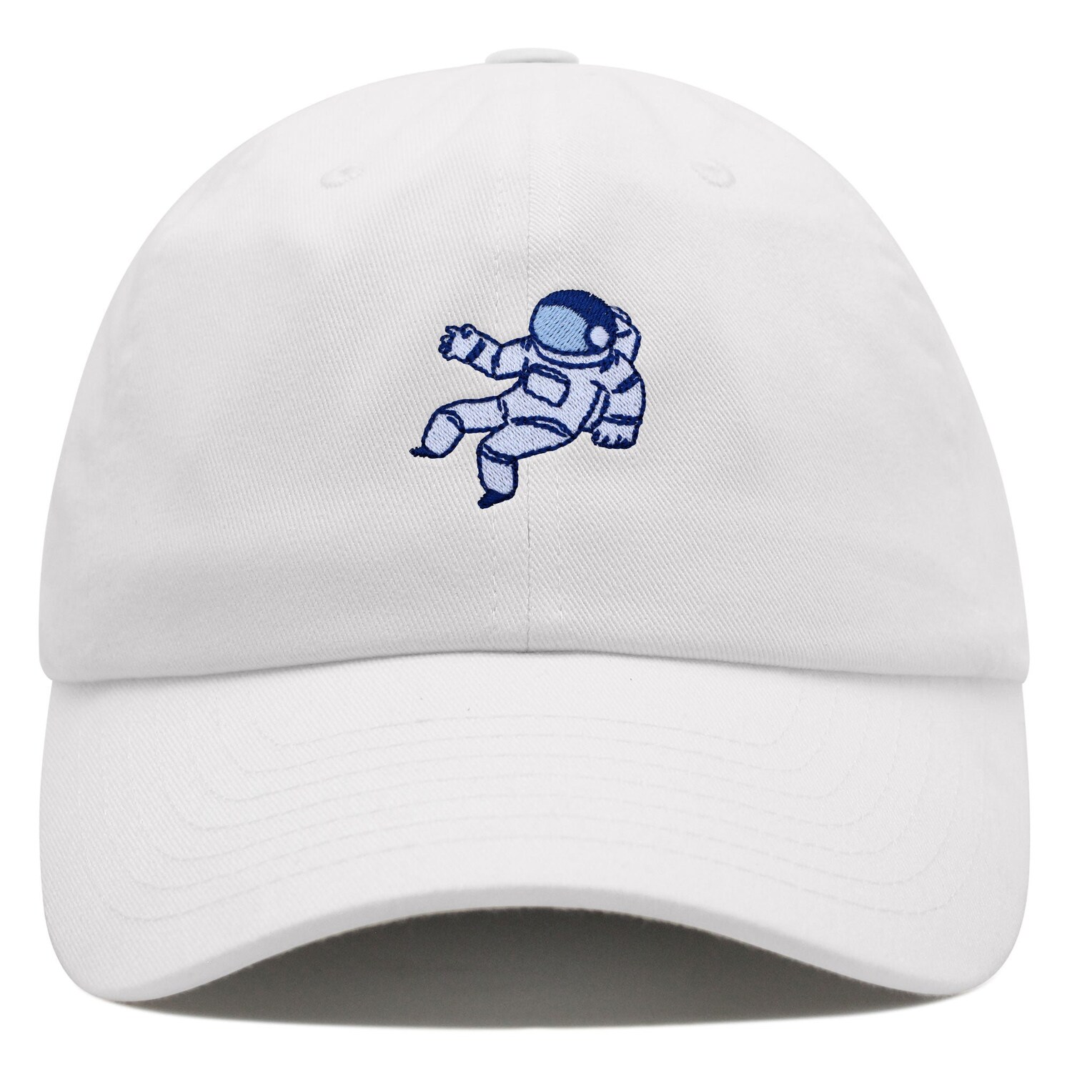 Astronaut in Space Embroidered Cotton Dad Hat - Baseball Cap for Men image 5