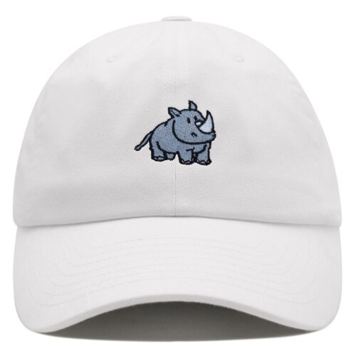 Rhino Embroidered Dad Hat - Cotton Baseball Cap for Men and Women image 5