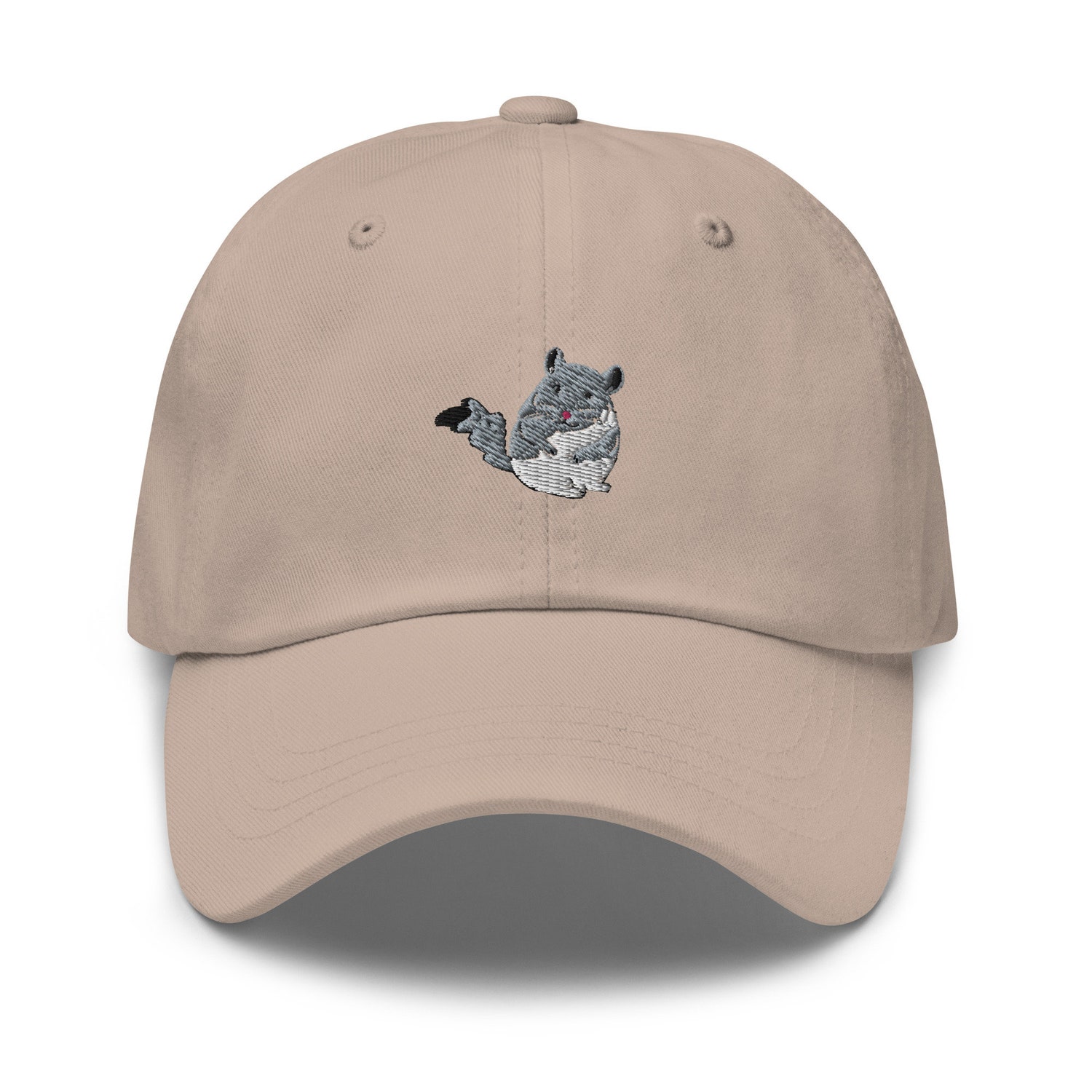 Chinchilla Embroidered Dad Hat - Premium Unisex Baseball Cap Chinchilla Lovers Gift image 8