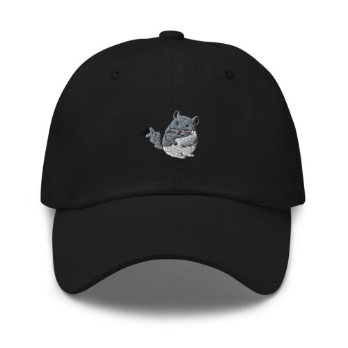 Chinchilla Embroidered Dad Hat - Premium Unisex Baseball Cap Chinchilla Lovers Gift image 0