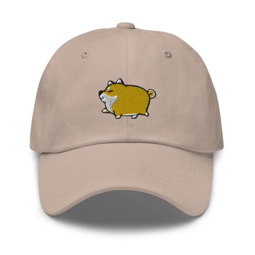 Shiba Inu Embroidered Dad Hat - Cute Shiba Inu Adjustable Hat Gifts image 0