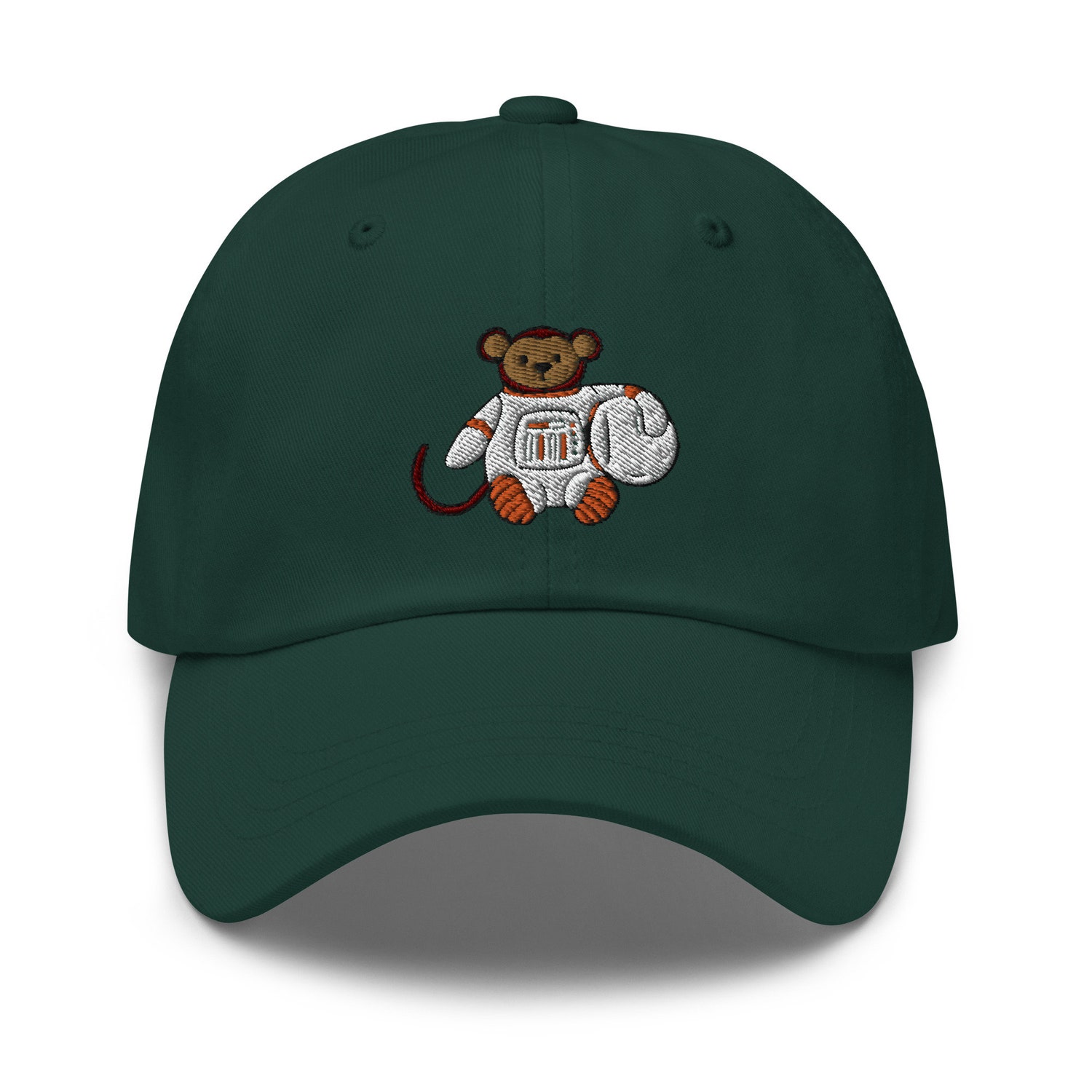 Space Monkey Embroidery Dad Hat - Cute Astronaut Monkey Cap - Funny Space Gift for Monkey Lovers image 7