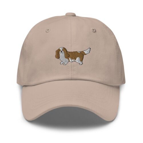 Cavalier King Charles Spaniel Embroidered Dad Hat - King Charles Spaniel Baseball Cap image 0