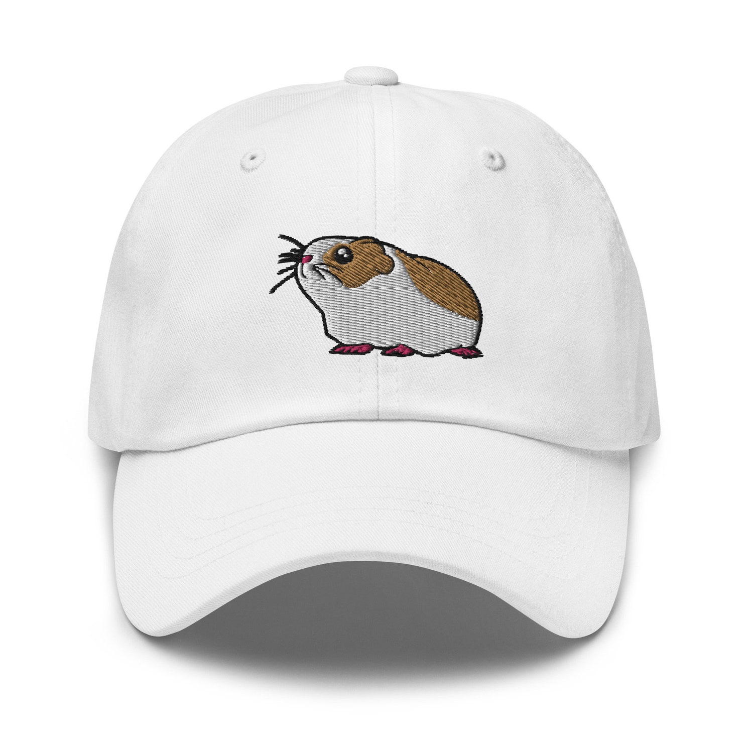 Cute Guinea Pig Baseball Dad Hat,Embroidered Unisex Hat, Handmade Dad Cap, Adjustable Baseball Cap Gift, Multiple Colors Hat image 4