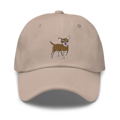 Chihuahua Dog Embroidered Dad Hat Unisex Adjustable Baseball Cap Gift Idea image 0