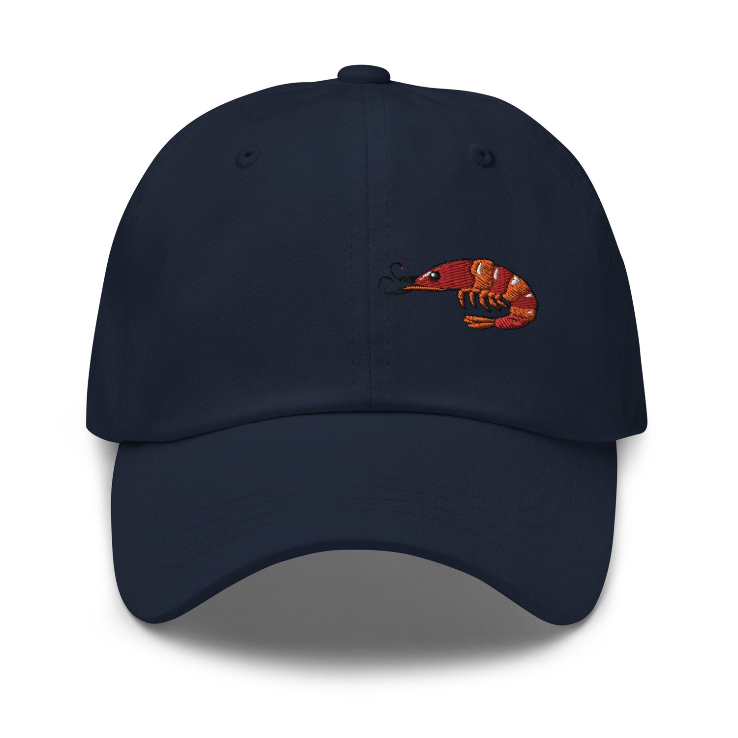 Shrimp Embroidered Unisex Dad Hat - Fishing Foodie Gift - Ocean Shrimp Lovers Baseball Cap image 7