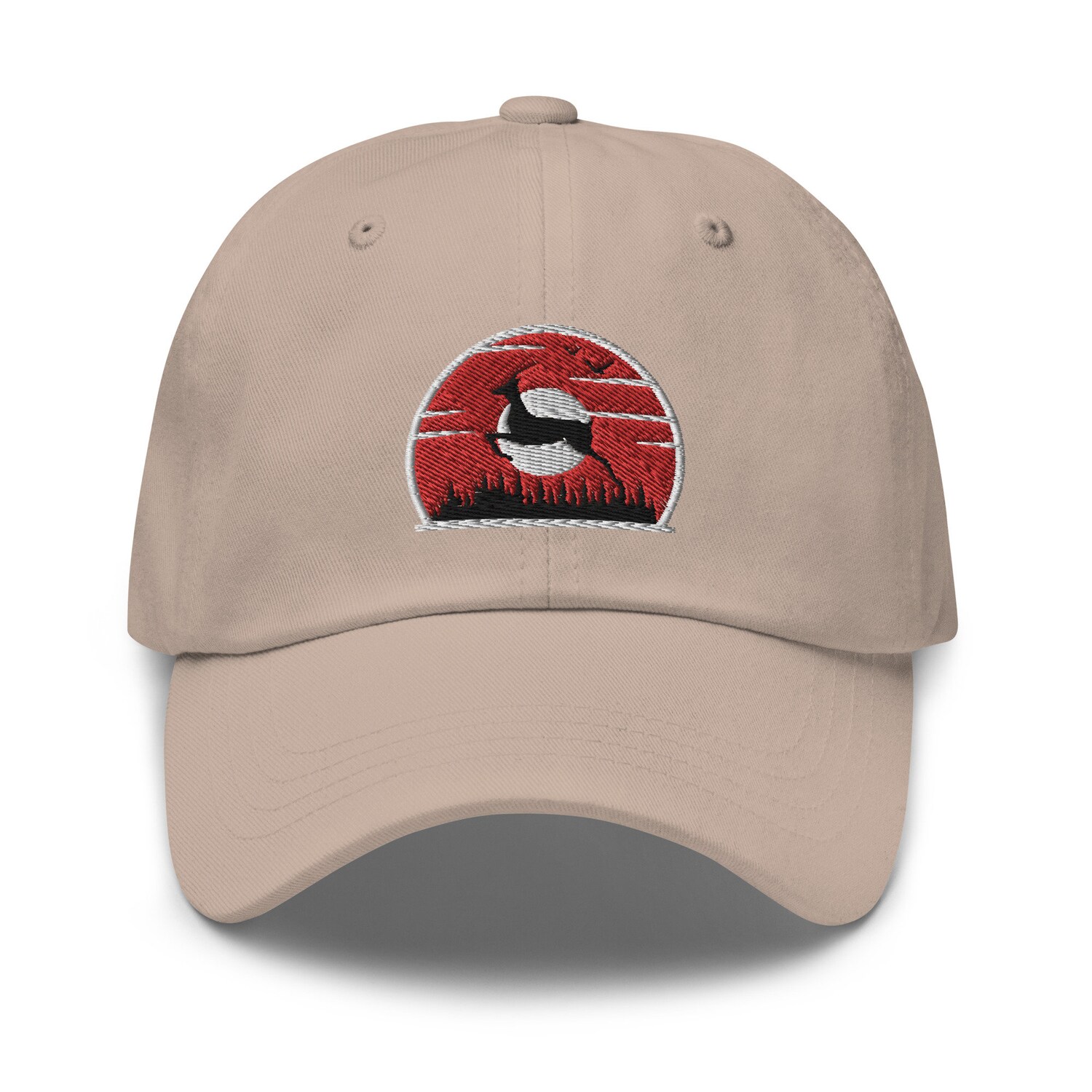 Antelope Donut Sunset Embroidered Dad Hat - Baseball Cap for Antelope Lovers image 4