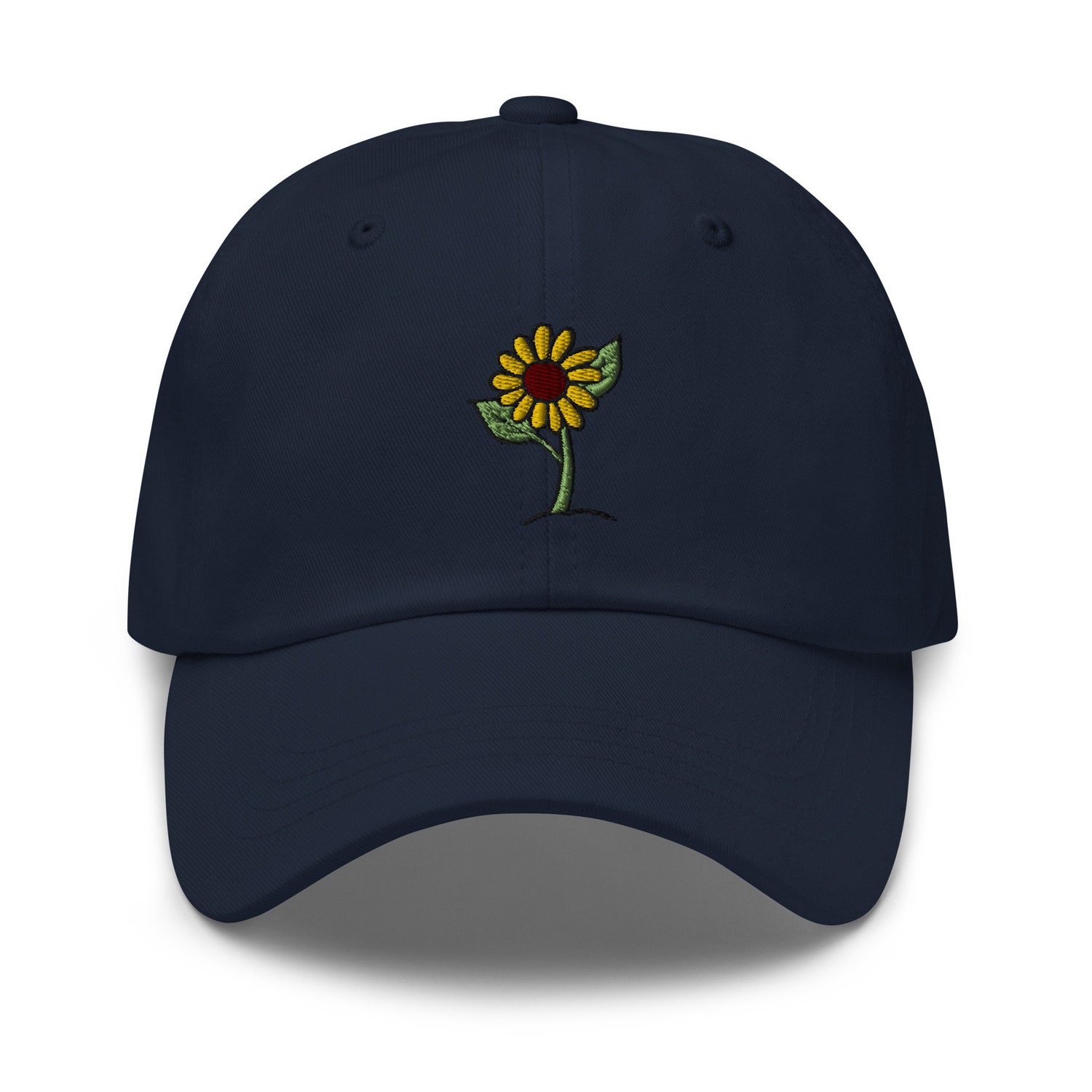 Sunflower Embroidered Dad Hat - Fall Garden Baseball Cap for Men & Women Gifts image 9