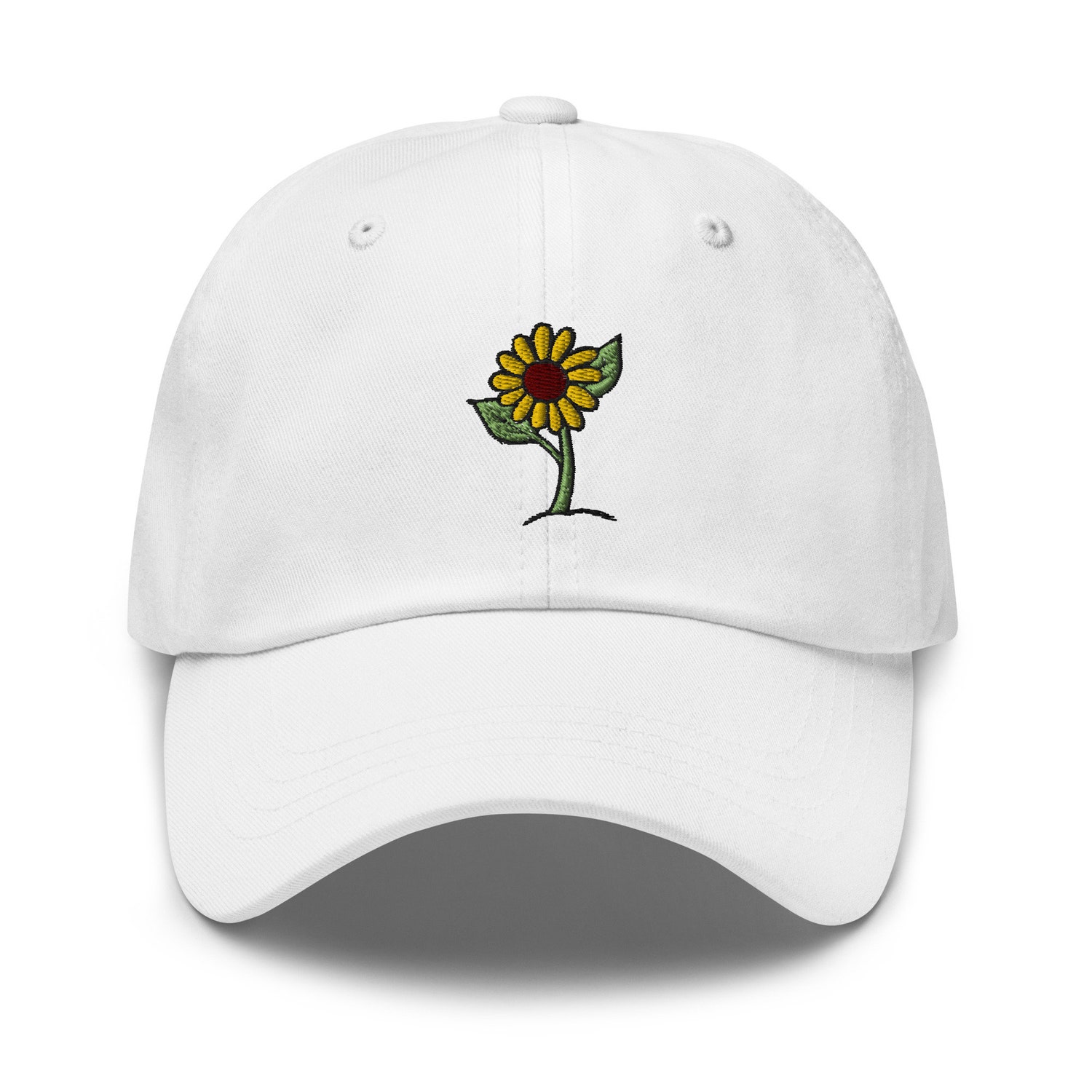 Sunflower Embroidered Dad Hat - Fall Garden Baseball Cap for Men & Women Gifts image 6