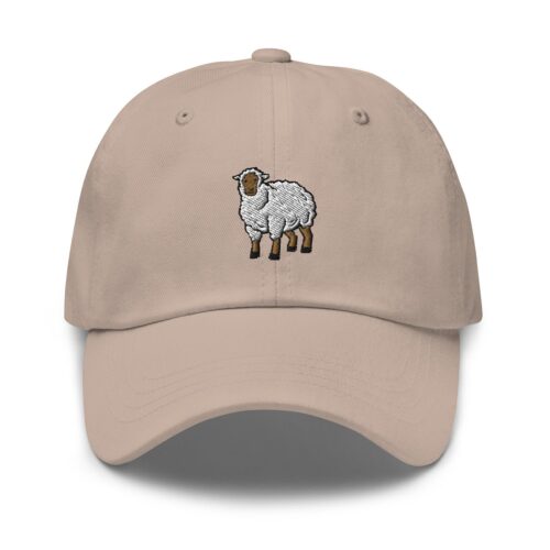 Sheep Embroidered Dad Cap - Sheep Birthday Gift for Farmers image 0