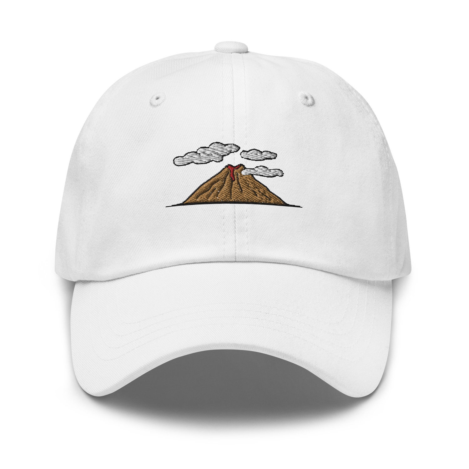 Volcano Embroidered Dad Hat - Hawaii Art Volcanologist Gift image 9