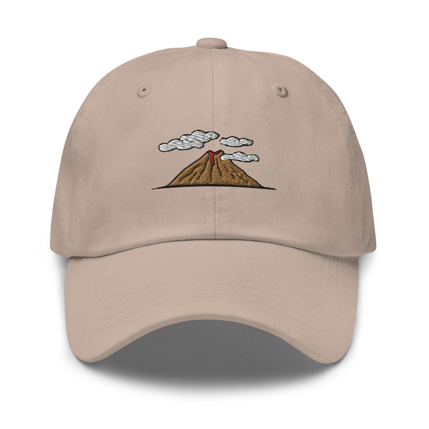 Volcano Embroidered Dad Hat - Hawaii Art Volcanologist Gift image 4