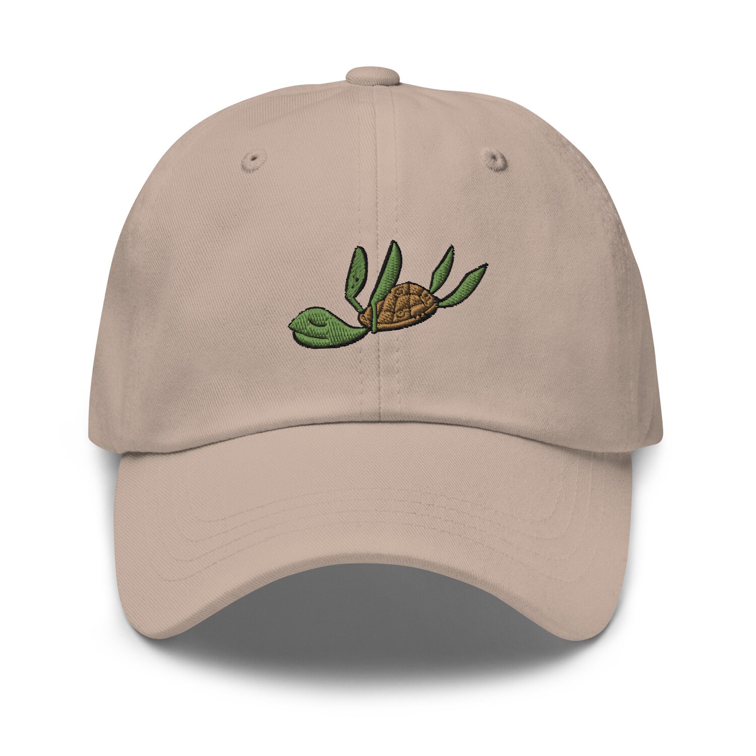 Sea Turtle Embroidered Dad Hat - Turtle Lover Gift image 1