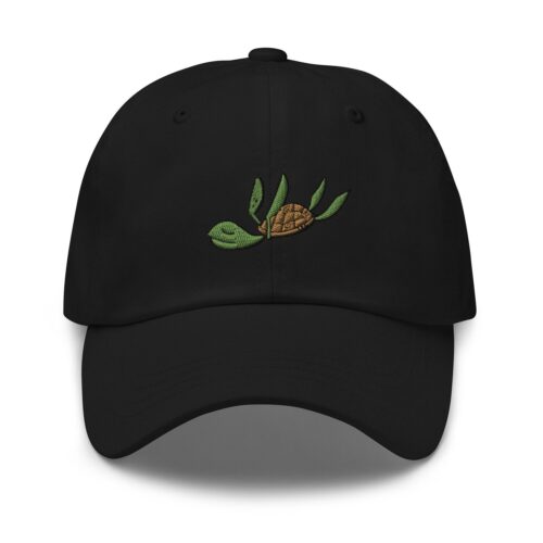 Sea Turtle Embroidered Dad Hat - Turtle Lover Gift image 0