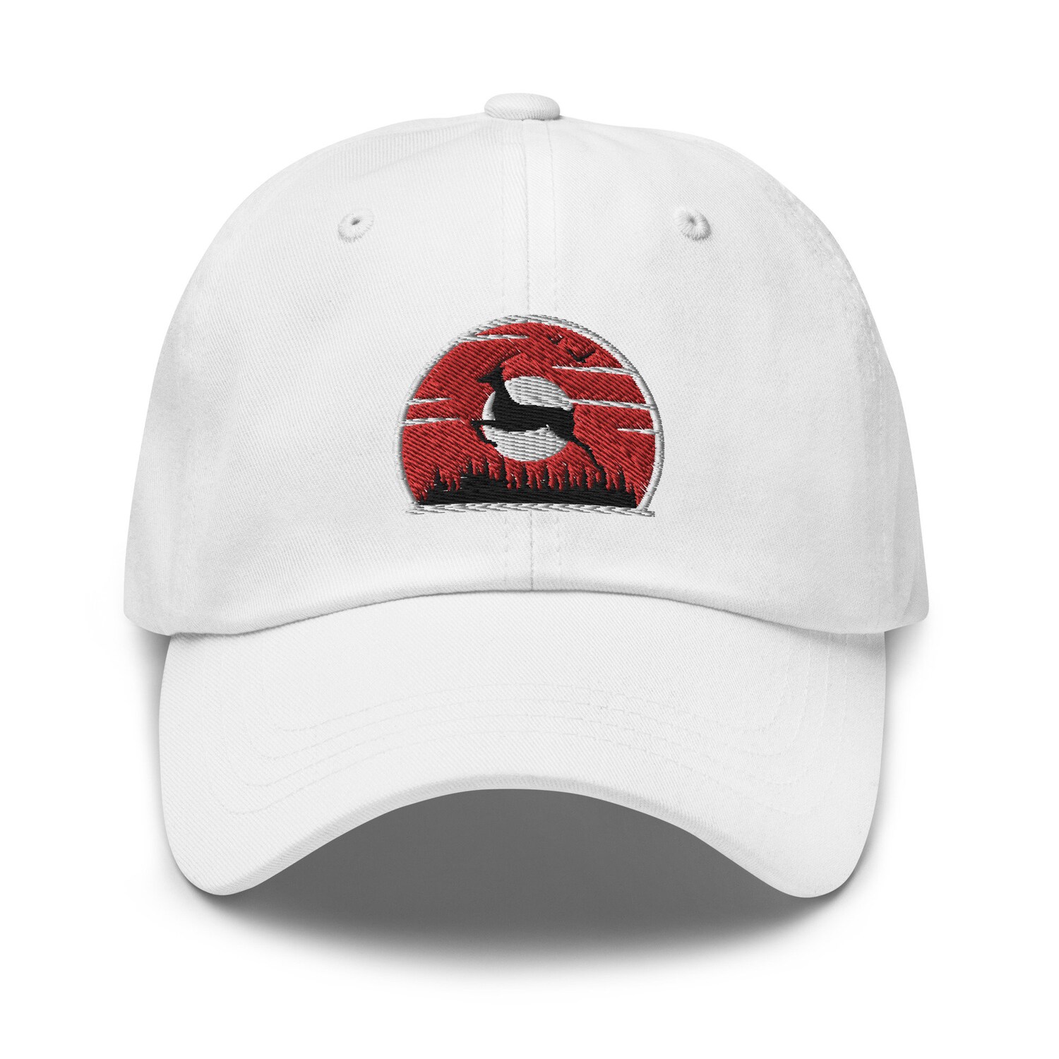 Antelope Donut Sunset Embroidered Dad Hat - Baseball Cap for Antelope Lovers image 3